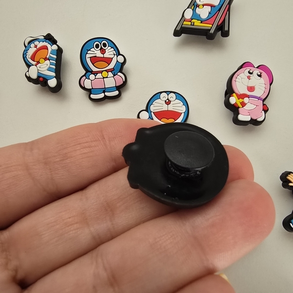 NEW Doraemon Cartoon Cat Jibbitz Bundle 16 Shoe Charms for Crocs - Picture 7 of 7